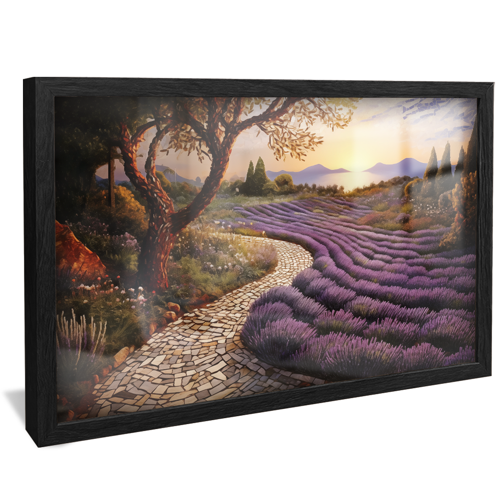 Lavender Path V851 Canvas
