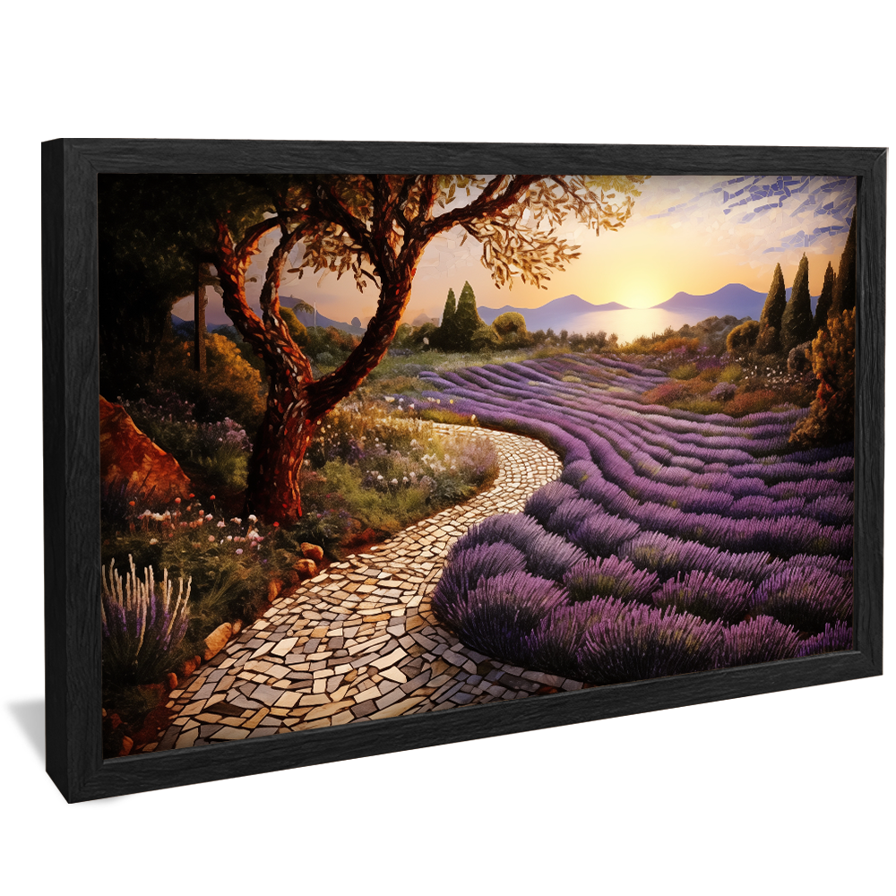 Lavender Path V851 Canvas