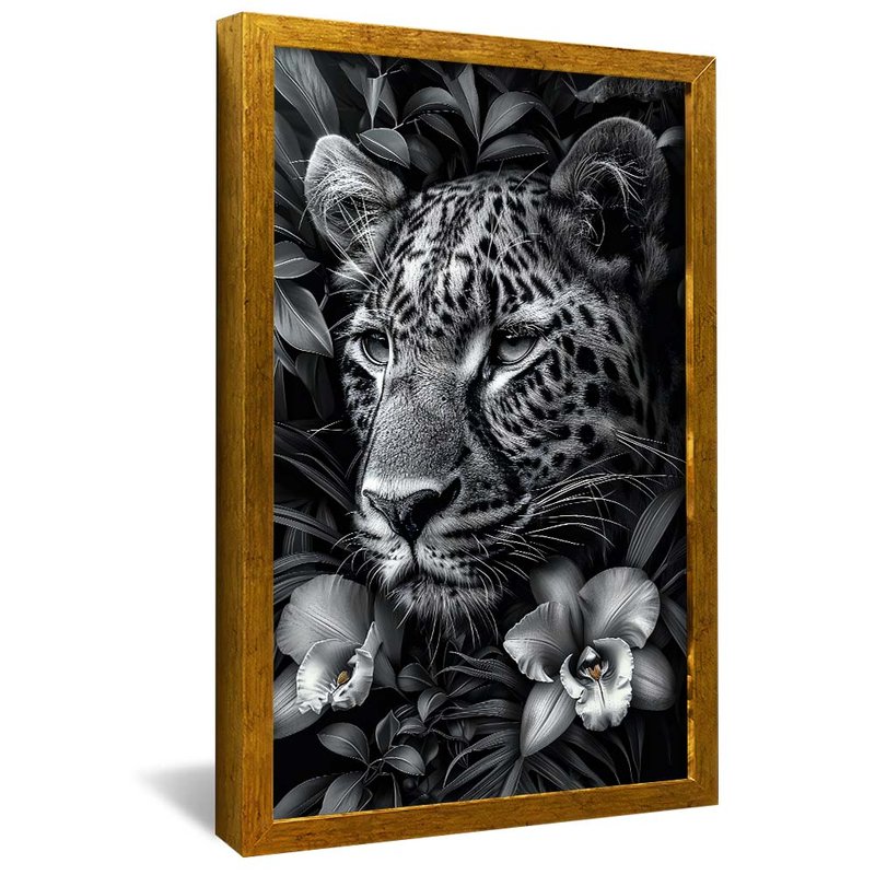Leopard in Forest V1825 Canvas
