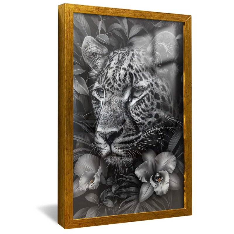 Leopard in Forest V1825 Canvas