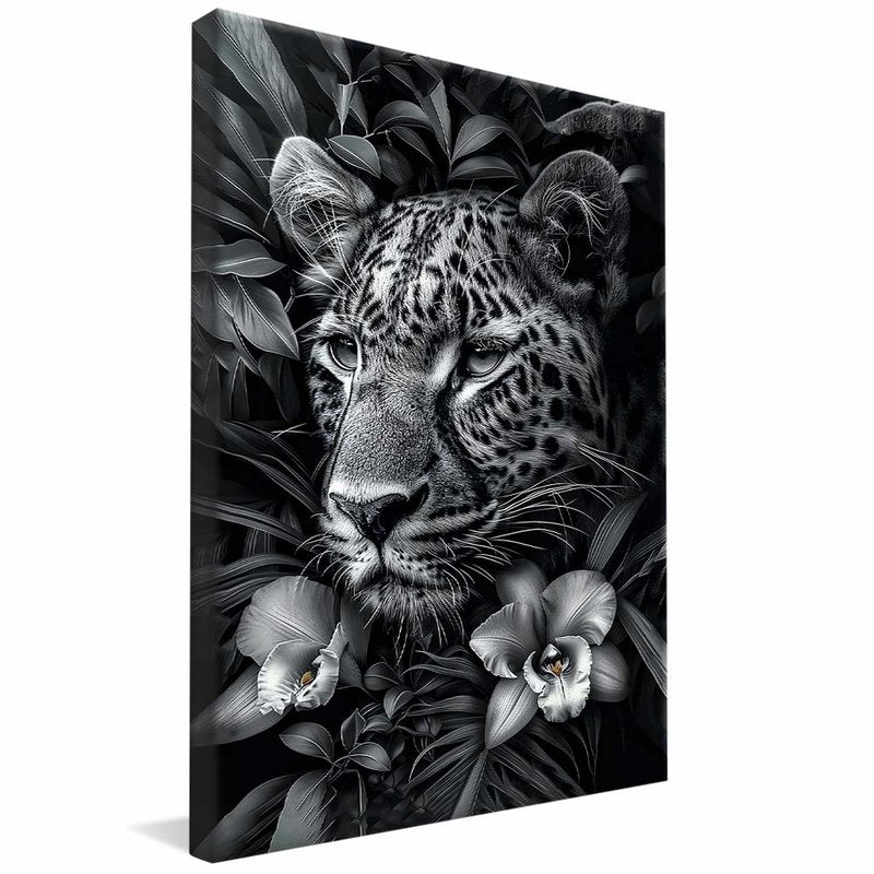 Leopard in Forest V1825 Canvas