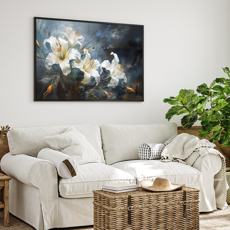 Lilies Arrangement V1532 Canvas