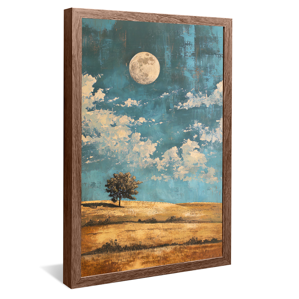 Linen Field Moonlight V1216 Canvas