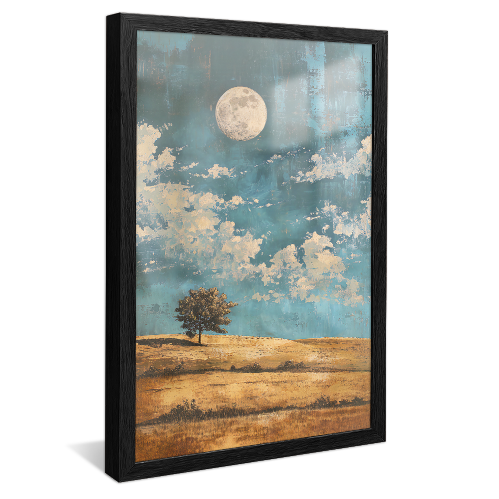 Linen Field Moonlight V1216 Canvas