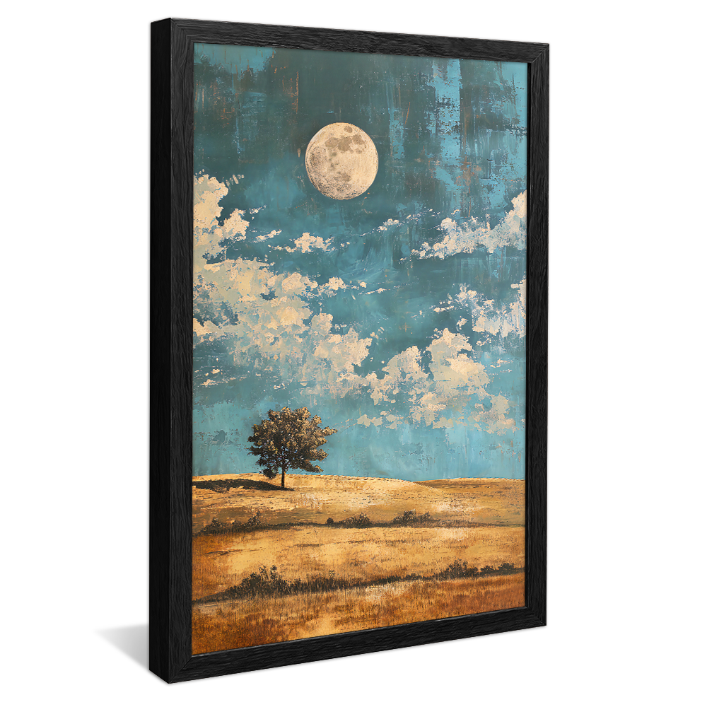 Linen Field Moonlight V1216 Canvas