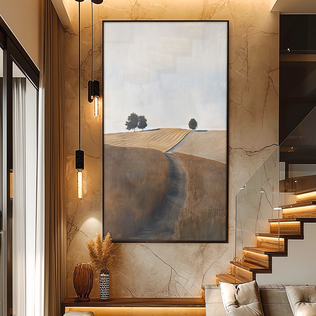 Linen Fields V1194 Canvas
