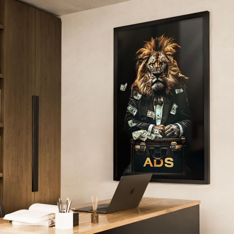 Lion Ads V1628 Canvas