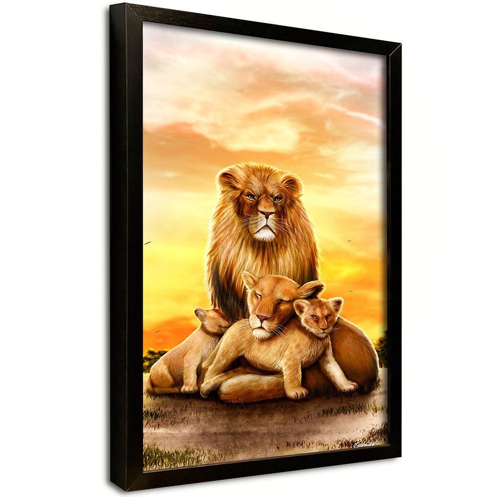 Lion Family Canvas