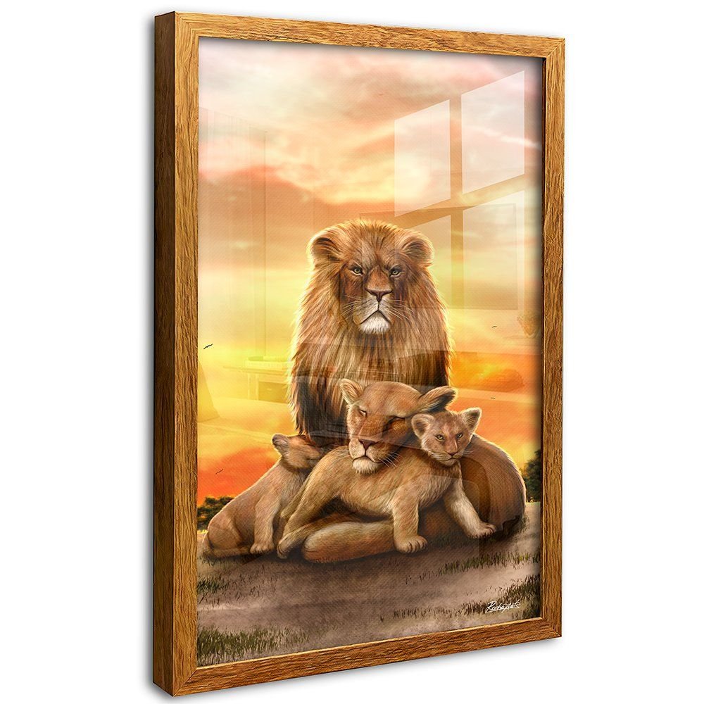 Lion Family Canvas