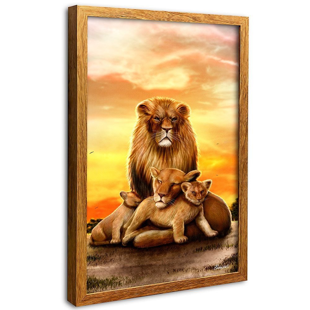 Lion Family Canvas