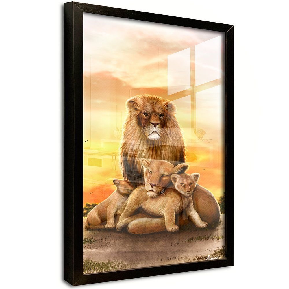 Lion Family Canvas