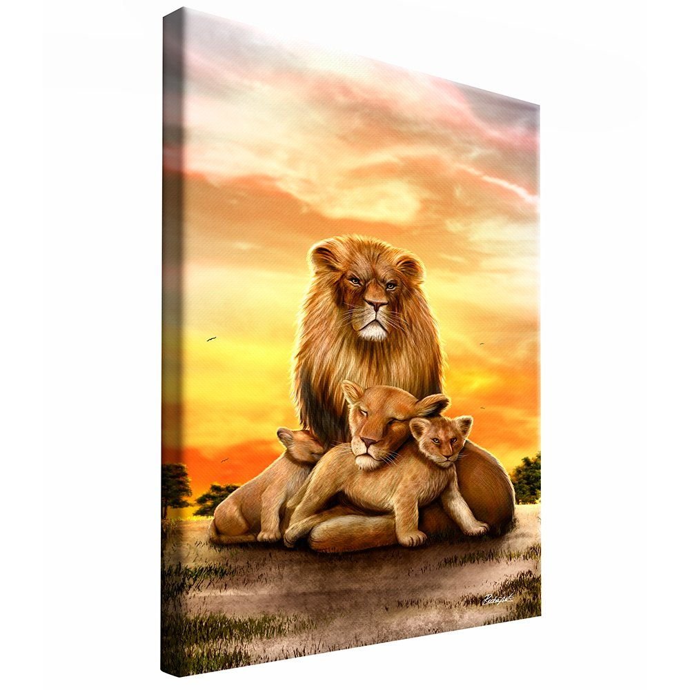 Lion Family Canvas