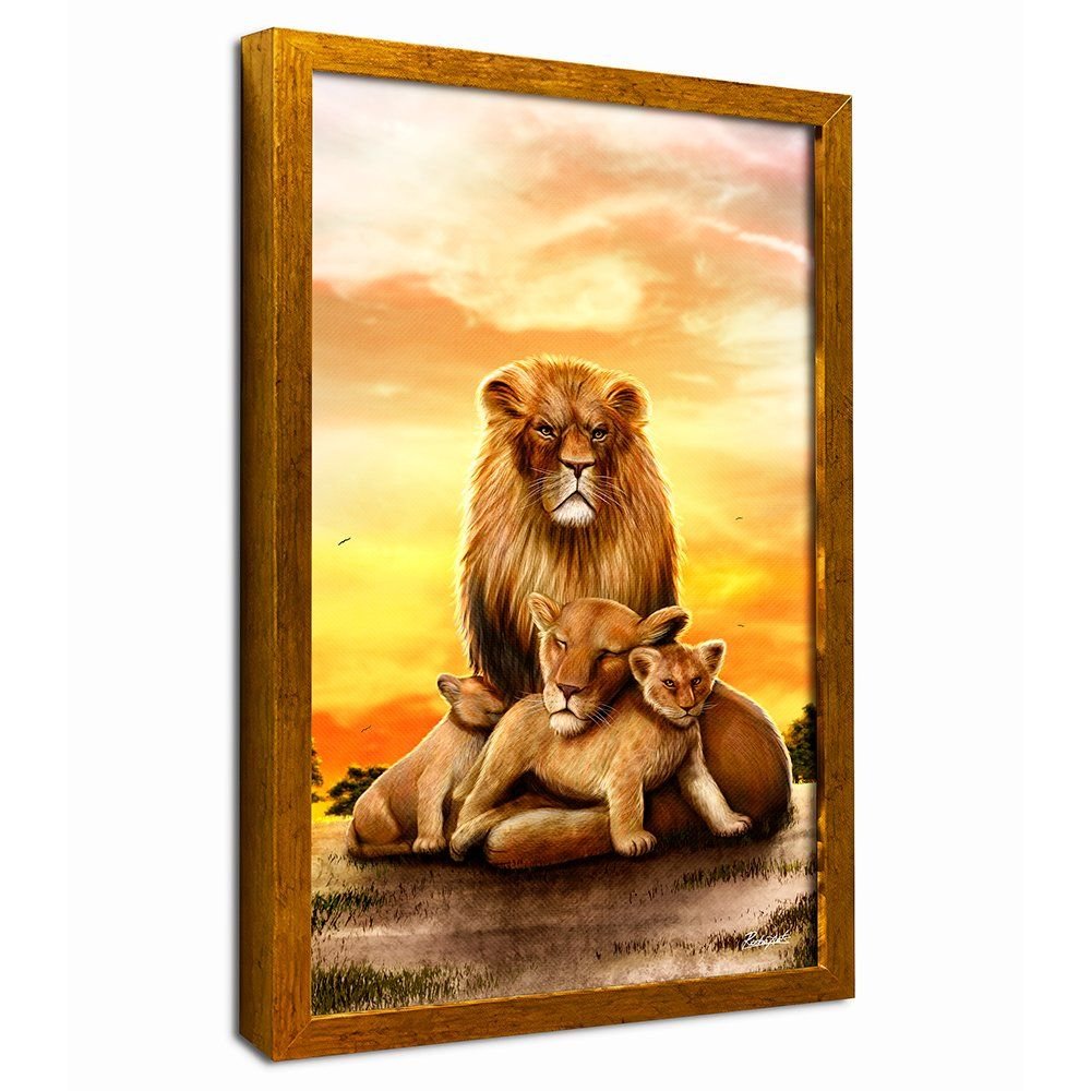 Lion Family Canvas