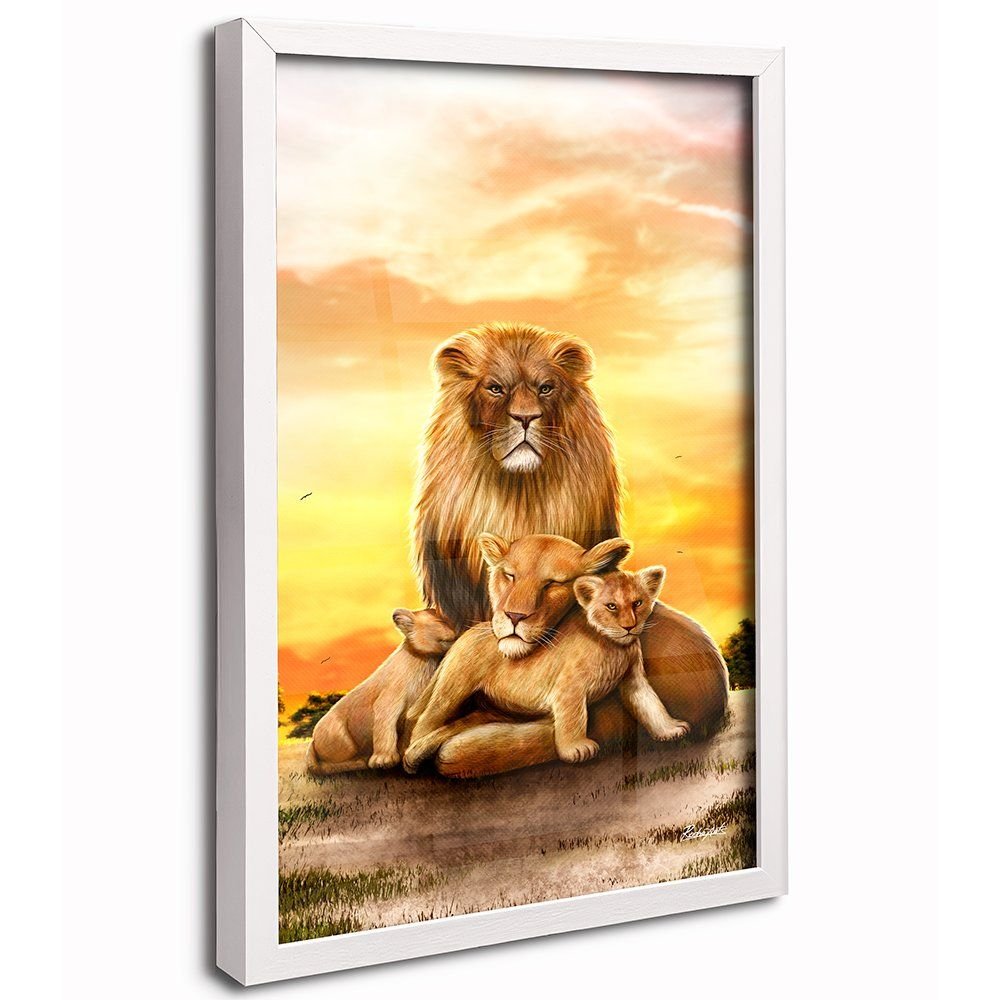 Lion Family Canvas