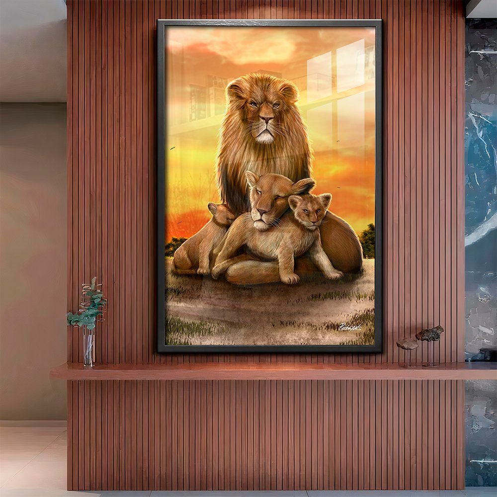 Lion Family Canvas