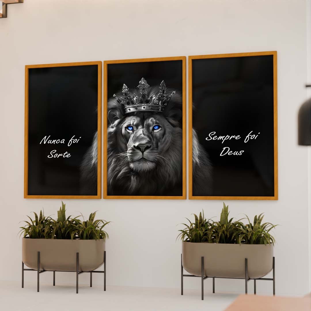 Lion Has Always Been God Trio Canvas