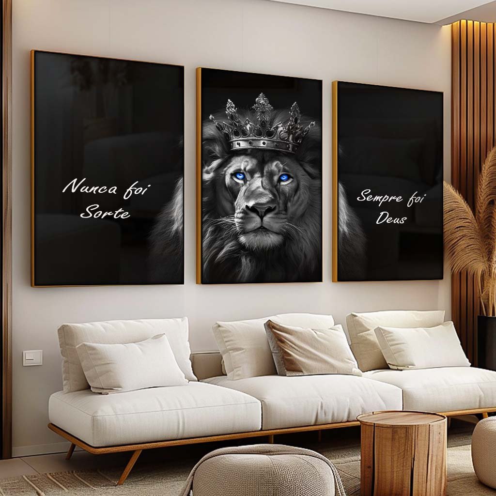 Lion Has Always Been God Trio Canvas