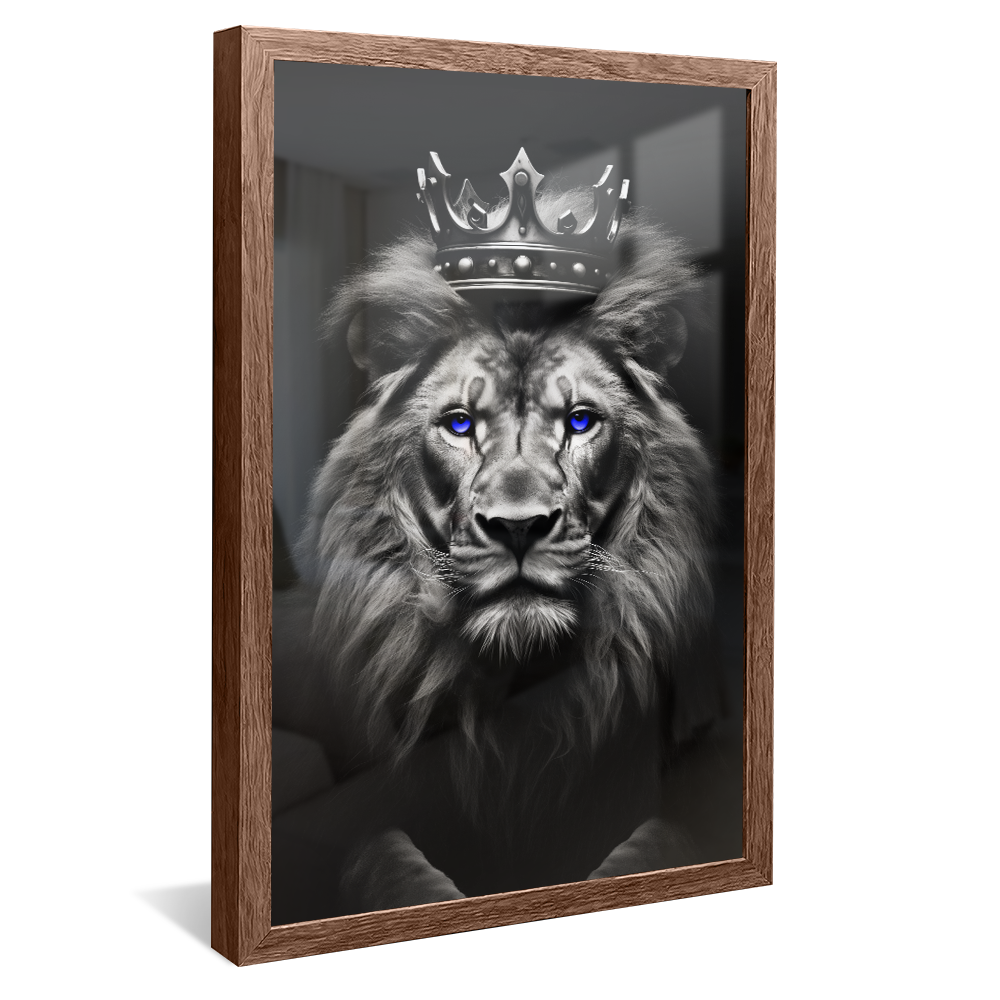 Lion King Black and White V783 Canvas