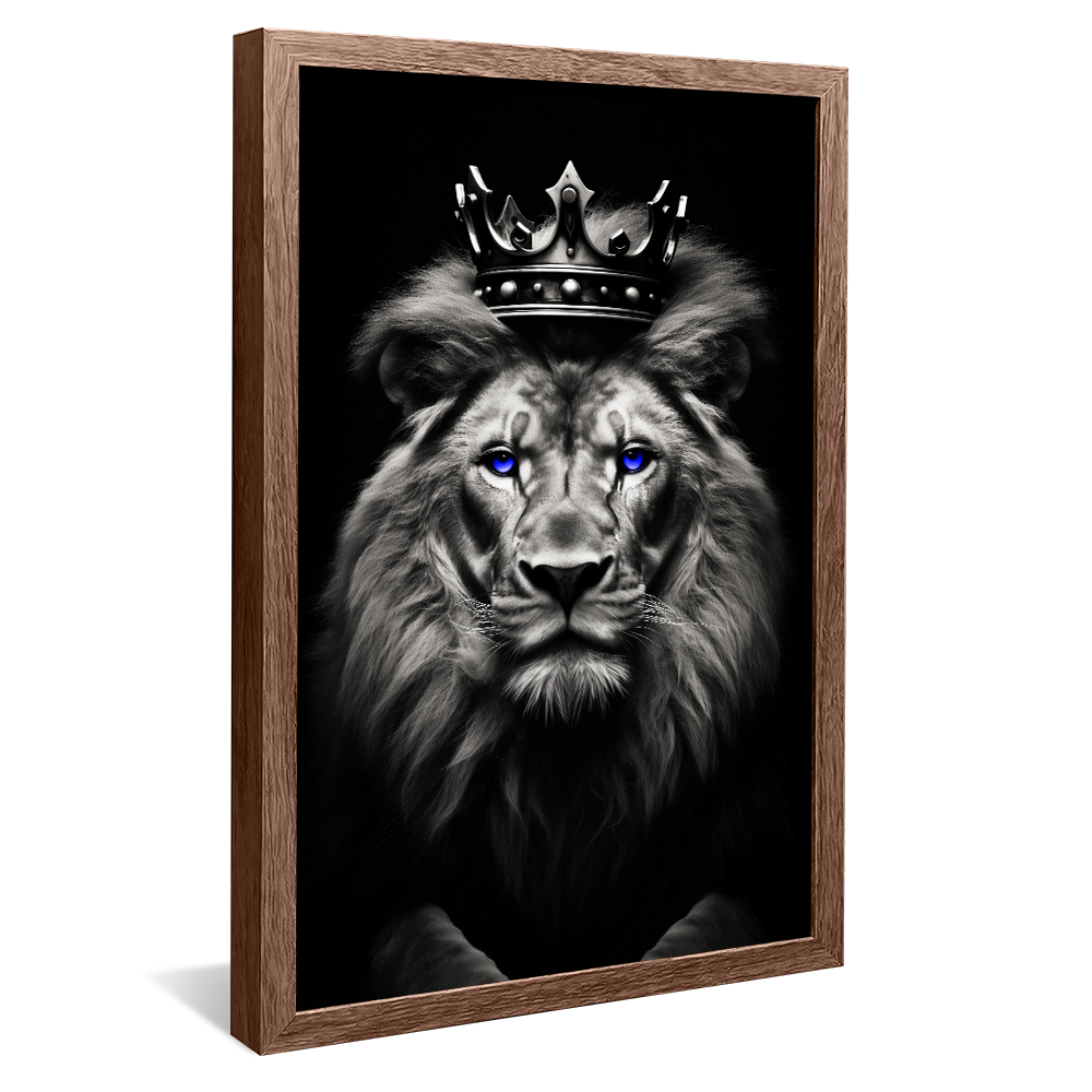 Lion King Black and White V783 Canvas