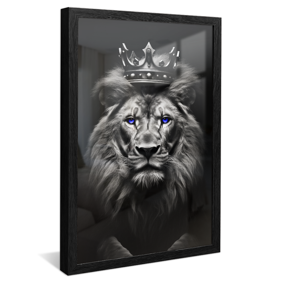 Lion King Black and White V783 Canvas