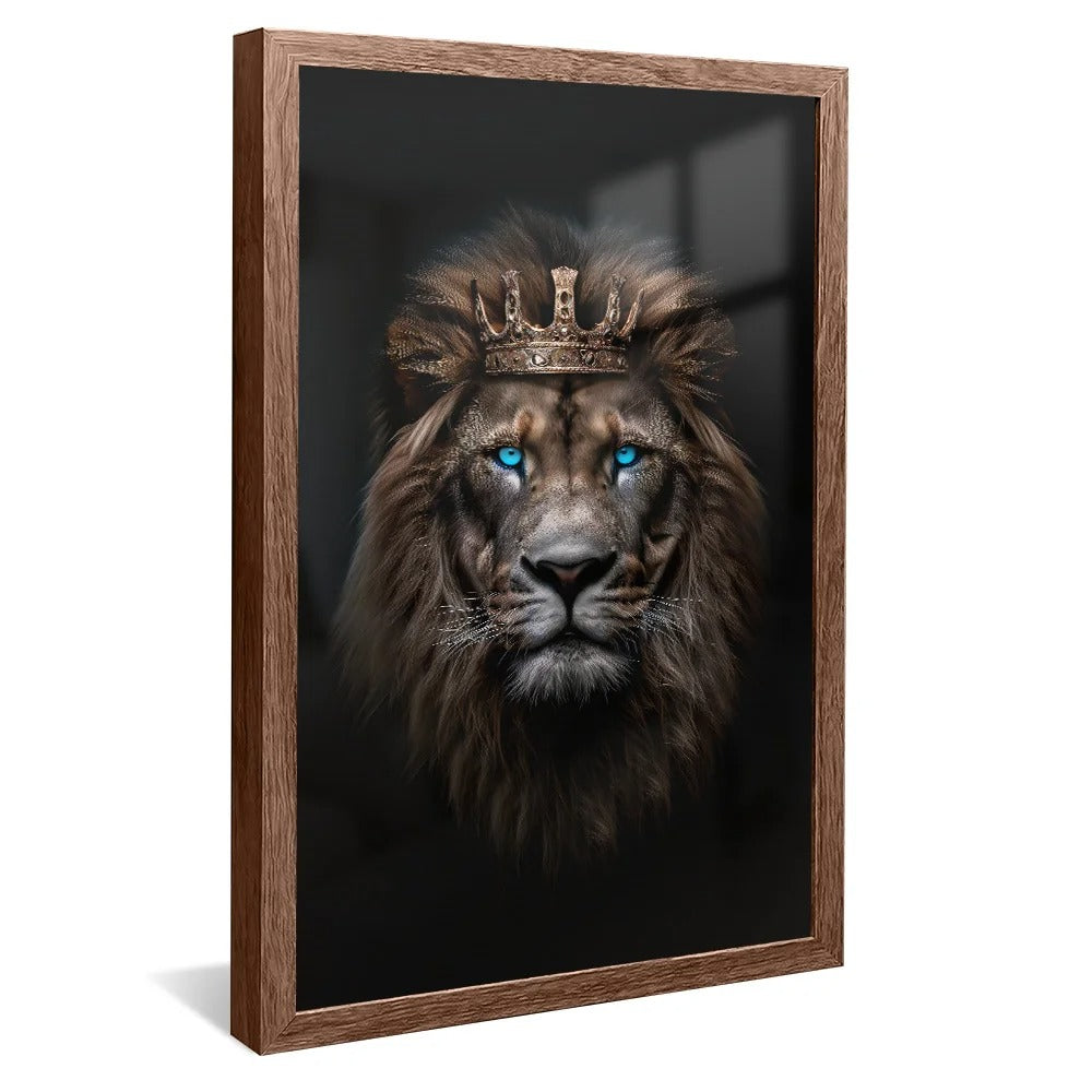 Lion King with Blue Eyes Canvas V1319