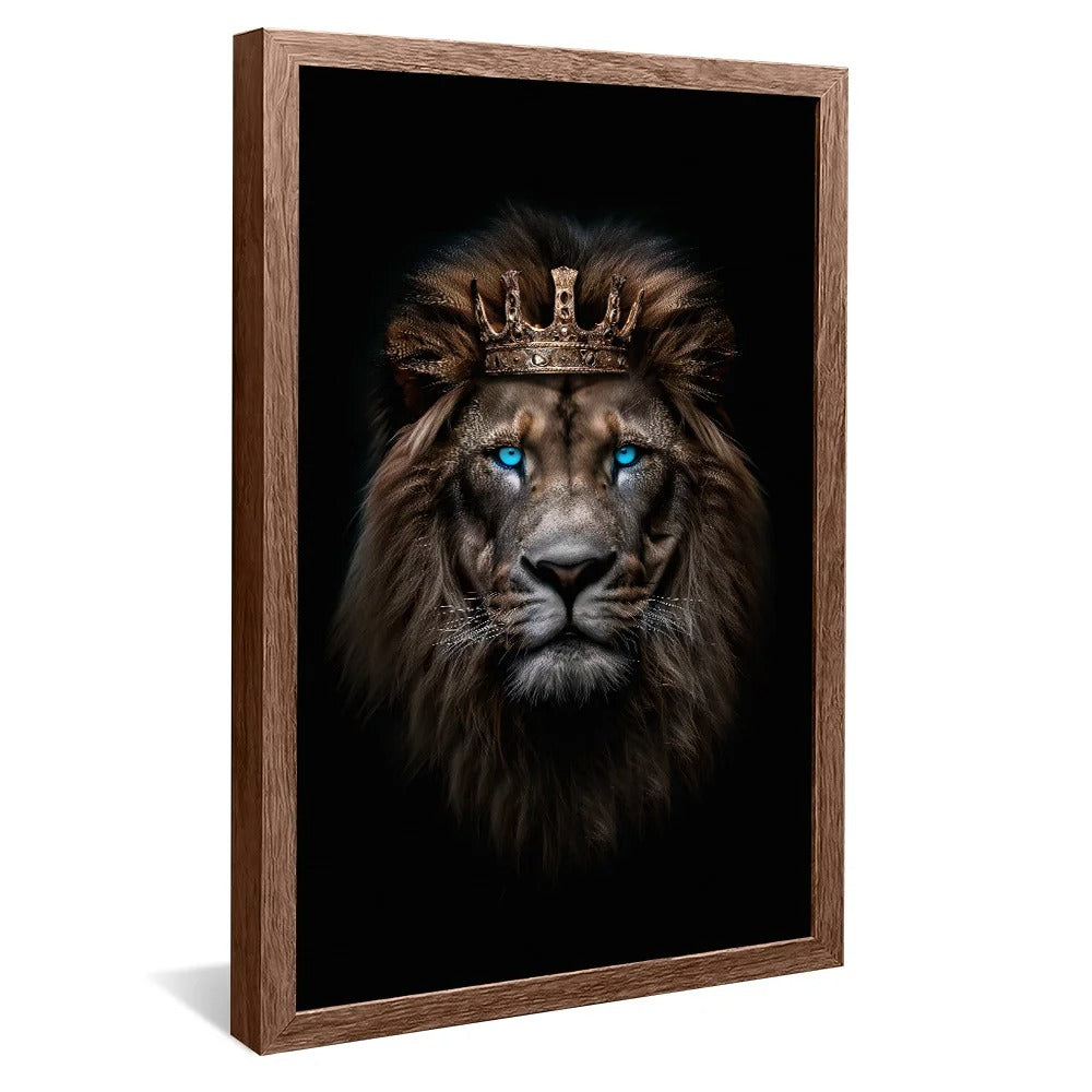 Lion King with Blue Eyes Canvas V1319