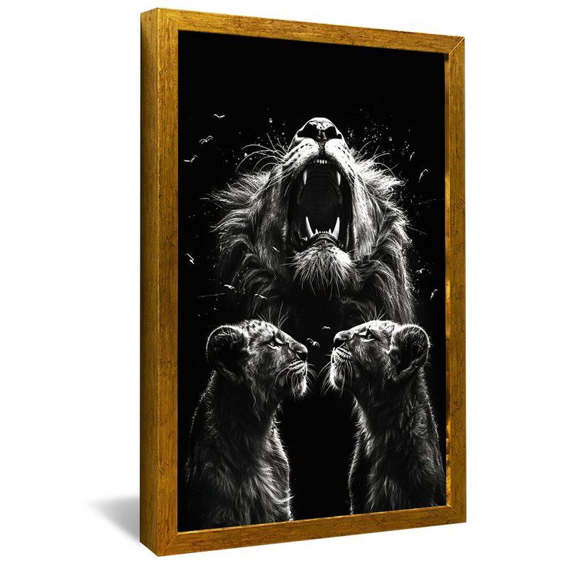 Lion Roar V1552 Canvas