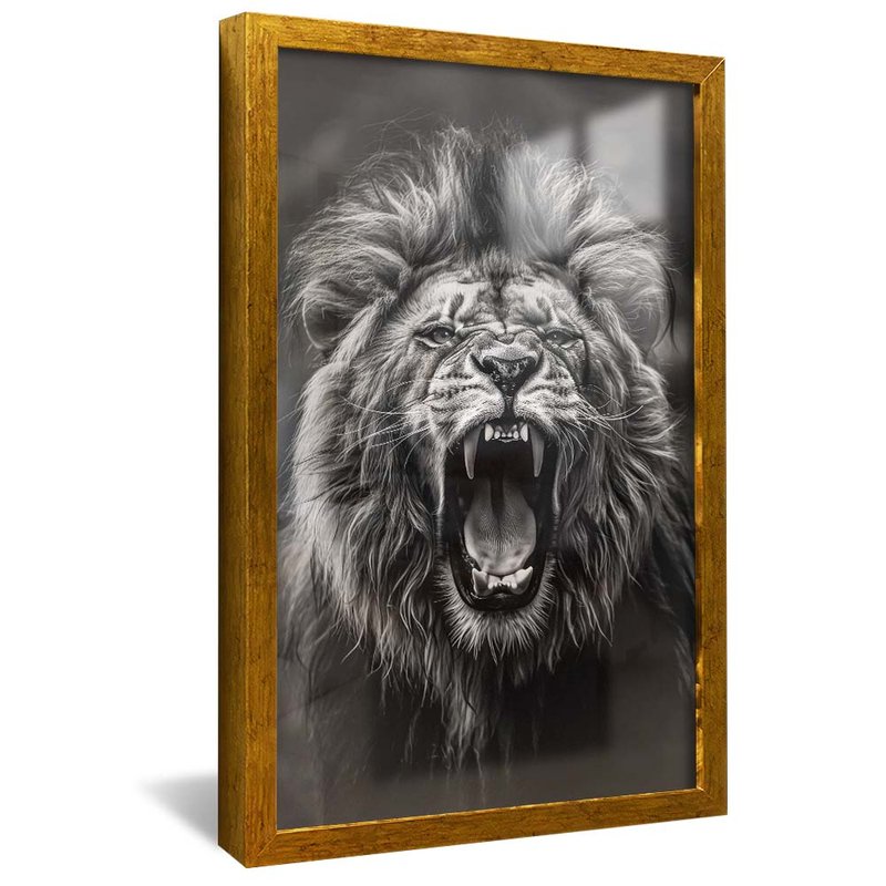 Lion Roaring V1907 Canvas