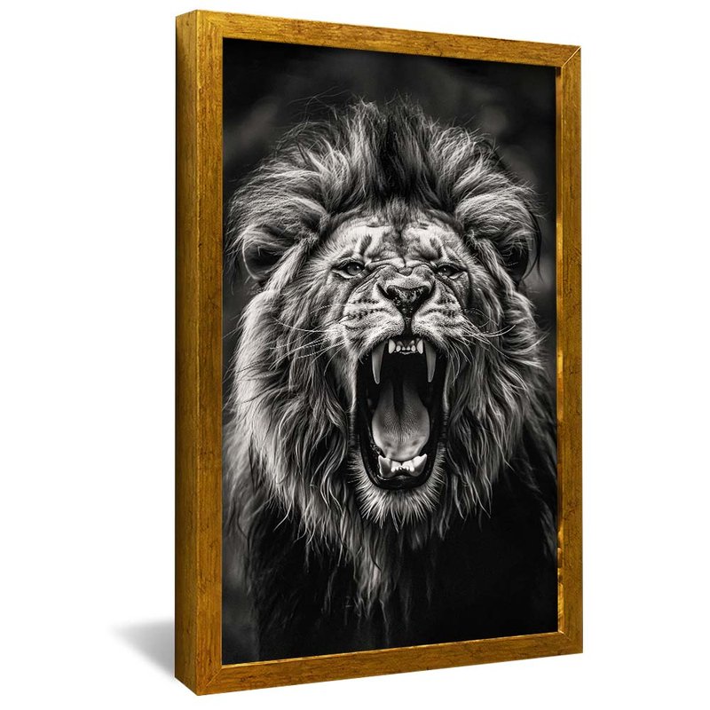 Lion Roaring V1907 Canvas