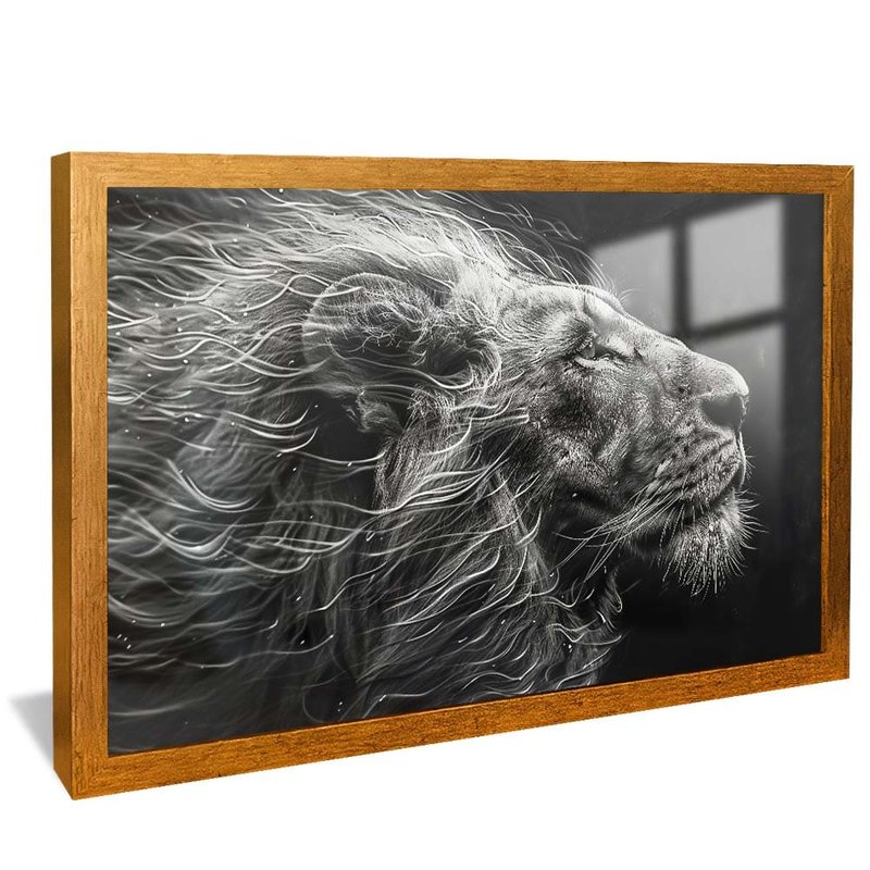 Lion in the Wind V1759 Canvas