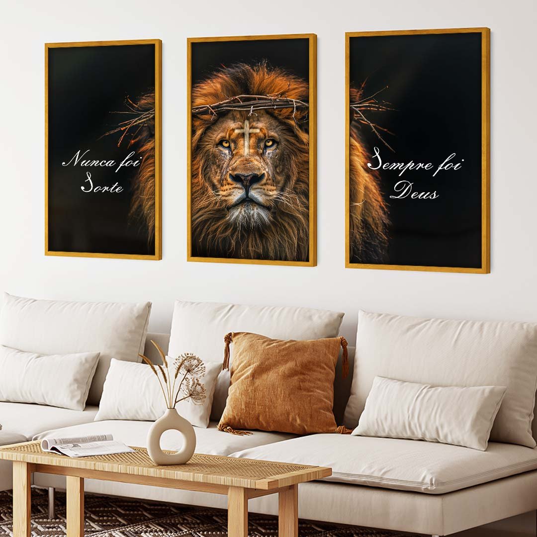 Lion of Judah Trio V1634 Canvas