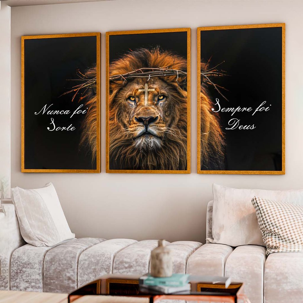 Lion of Judah Trio V1634 Canvas