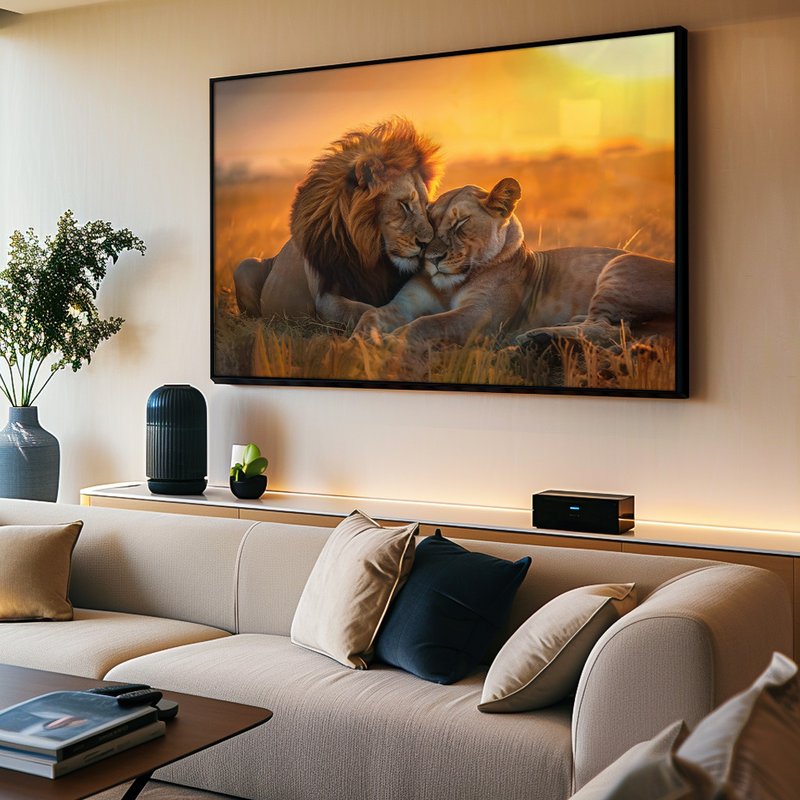 Lions Couple V1542 Canvas