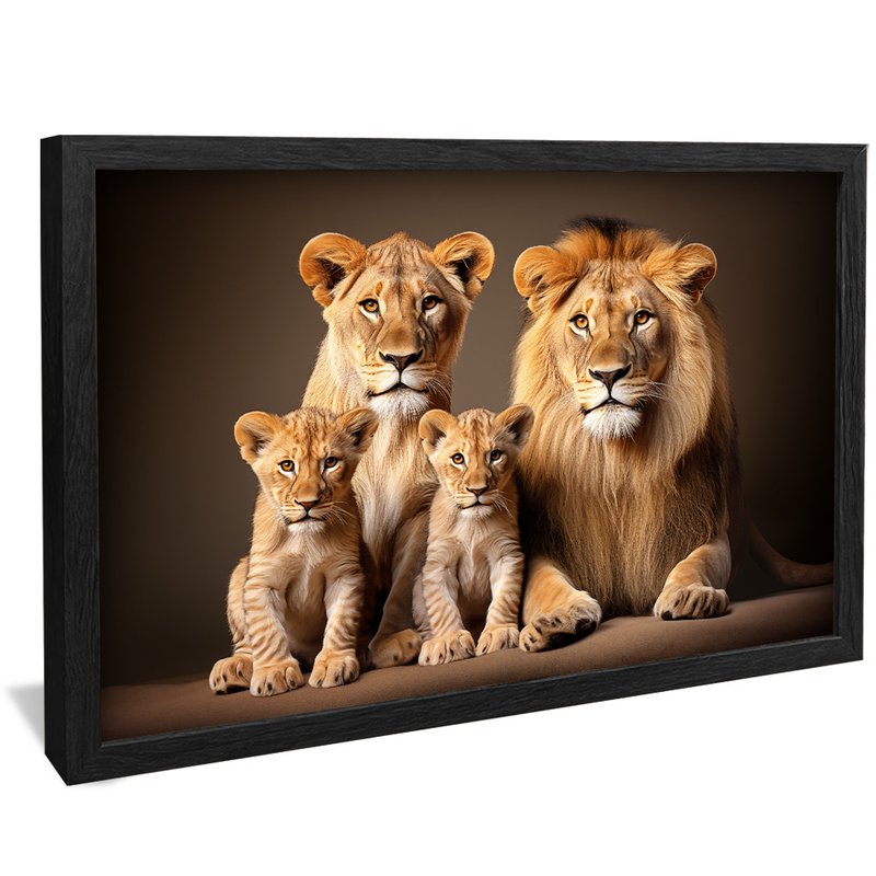 Lions Family V1588 Canvas