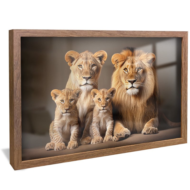 Lions Family V1588 Canvas