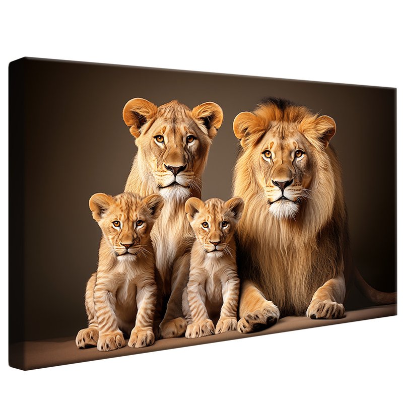 Lions Family V1588 Canvas