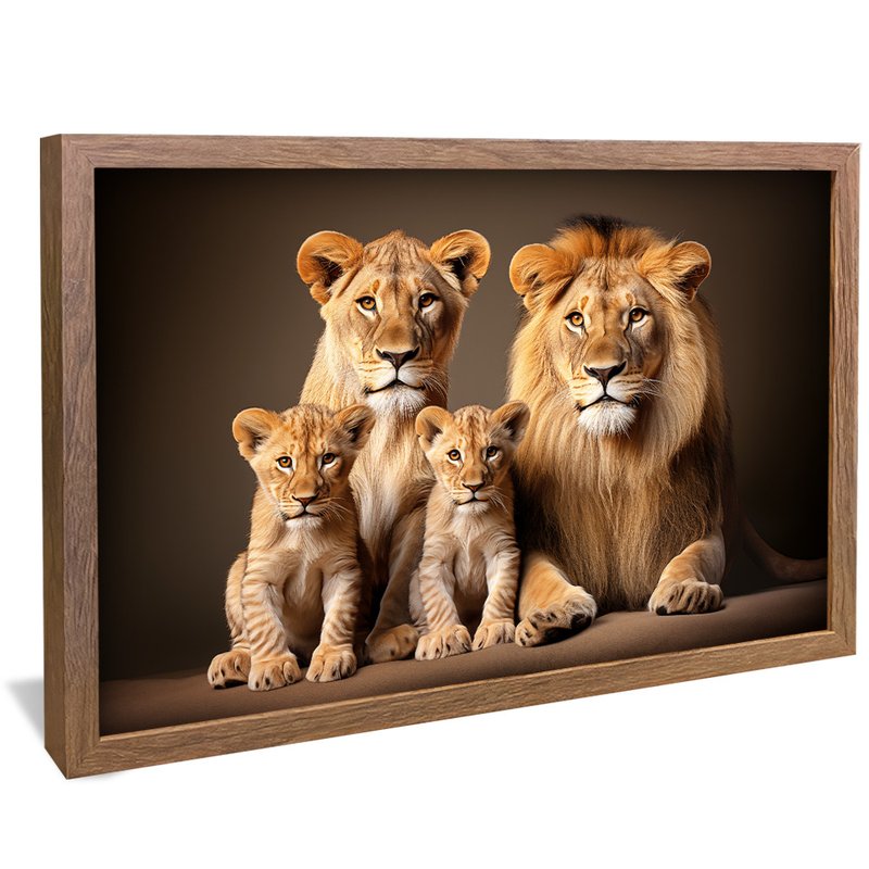 Lions Family V1588 Canvas