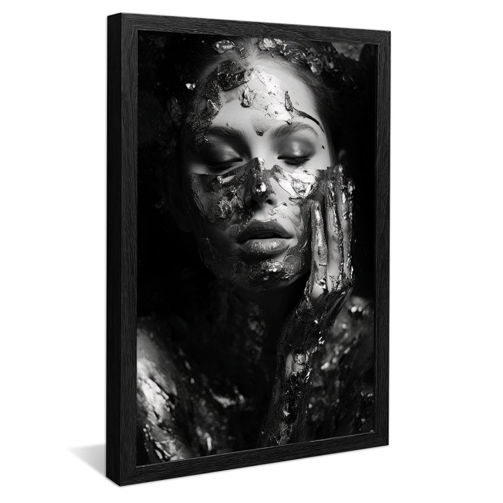 Luxury Art Silver Canvas