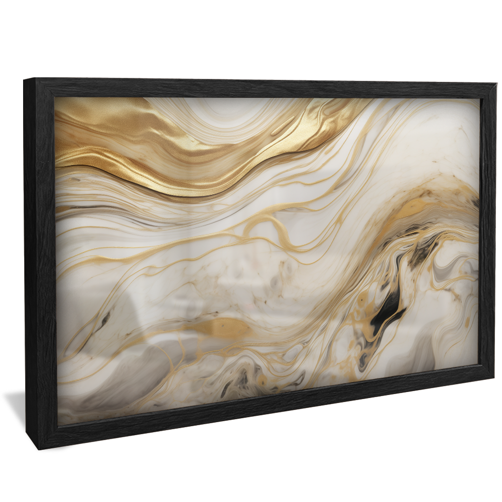 Luxury Marble Gold Abstract V833 Canvas