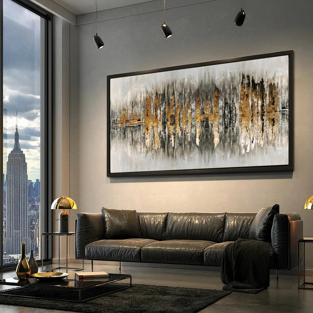 Luxury Neutral Abstract Canvas