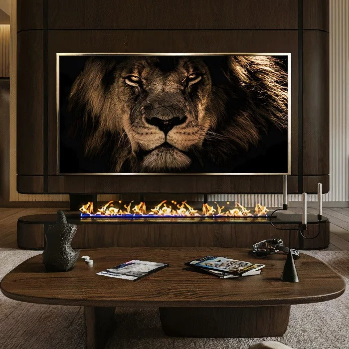 Luxury Savanna Lion Canvas