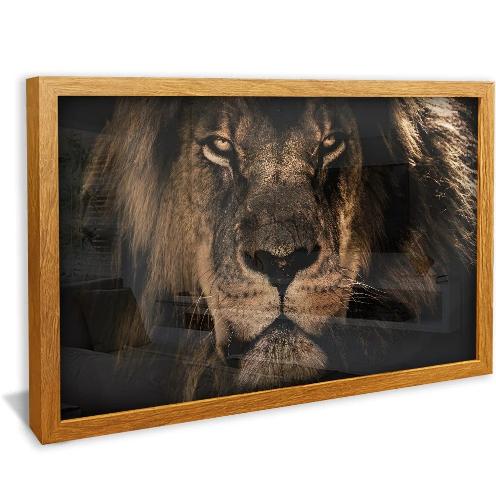 Luxury Savanna Lion Canvas