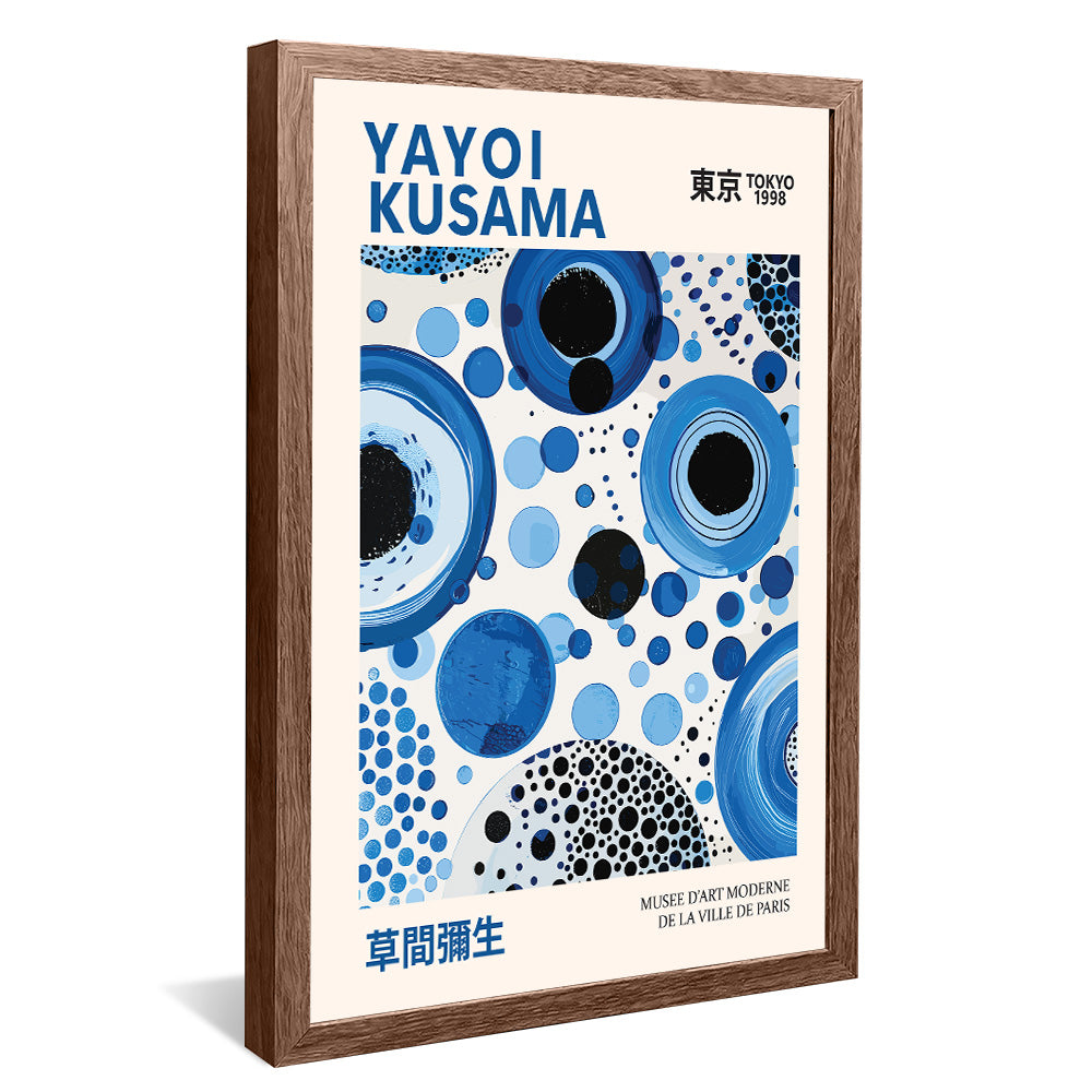 Yayoi Kusama Blue Circles V2423 Canvas