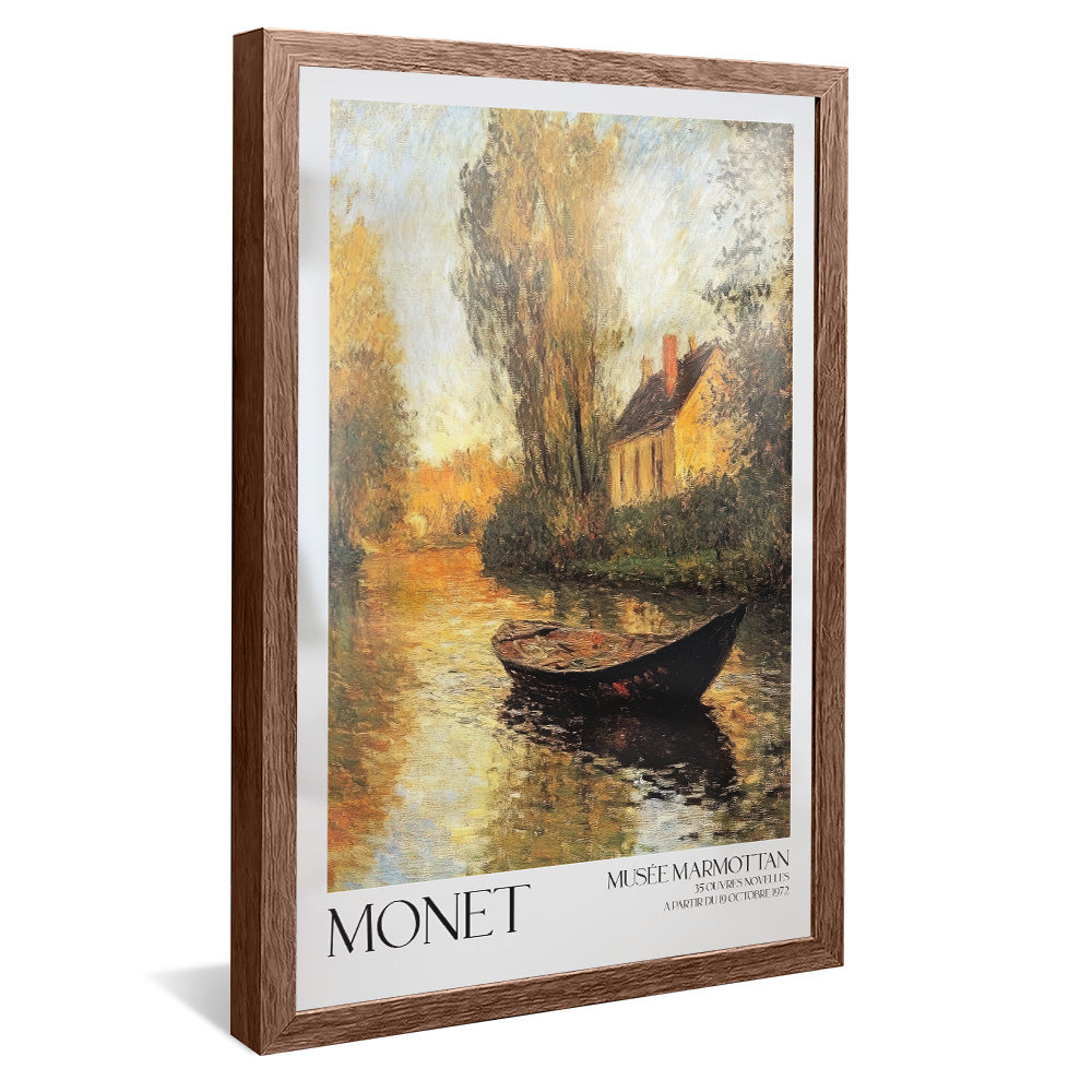 Claude Monet Cottage by the River V450 Canvas