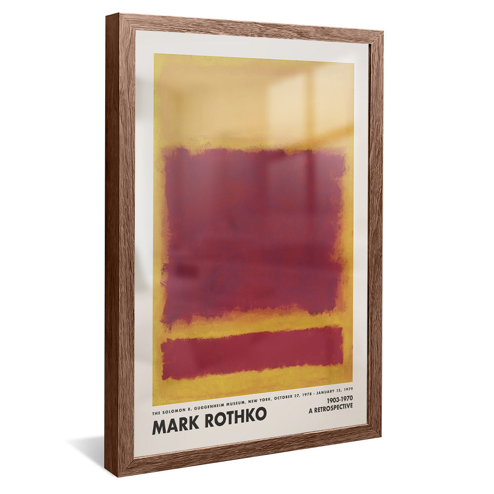 Mark Rothko Yellow and Red V2431 Canvas
