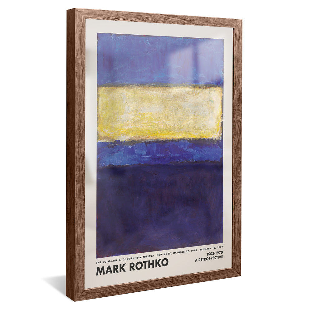 Mark Rothko blue and Yellow V2429 Canvas
