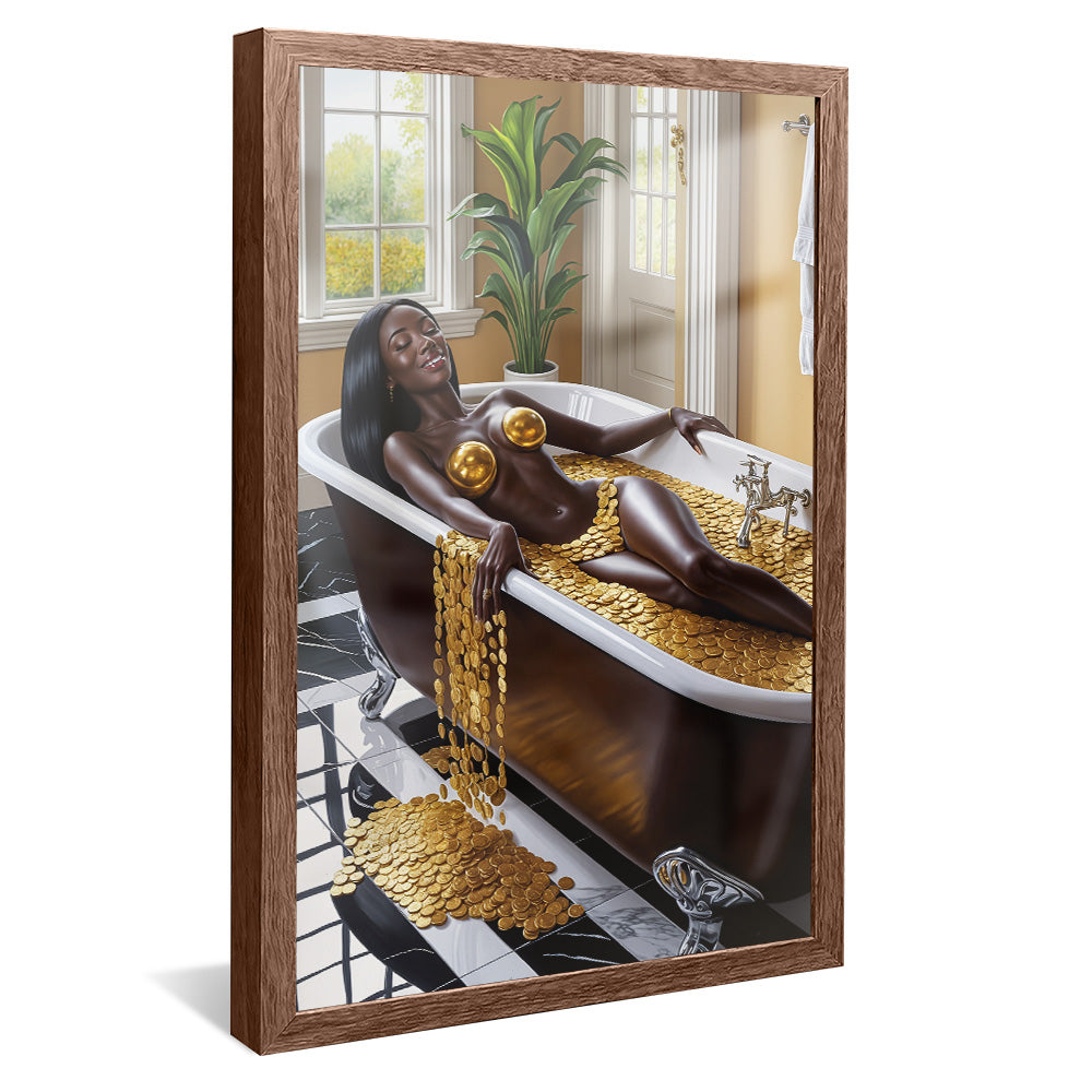 Lady of Gold V2474 Canvas