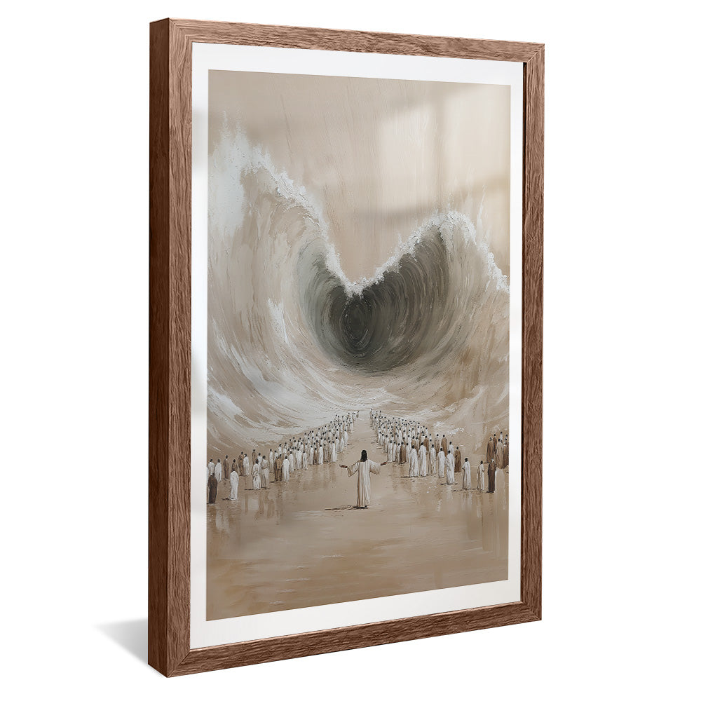 Painting of Moses Parting the Red Sea V2479 Canvas