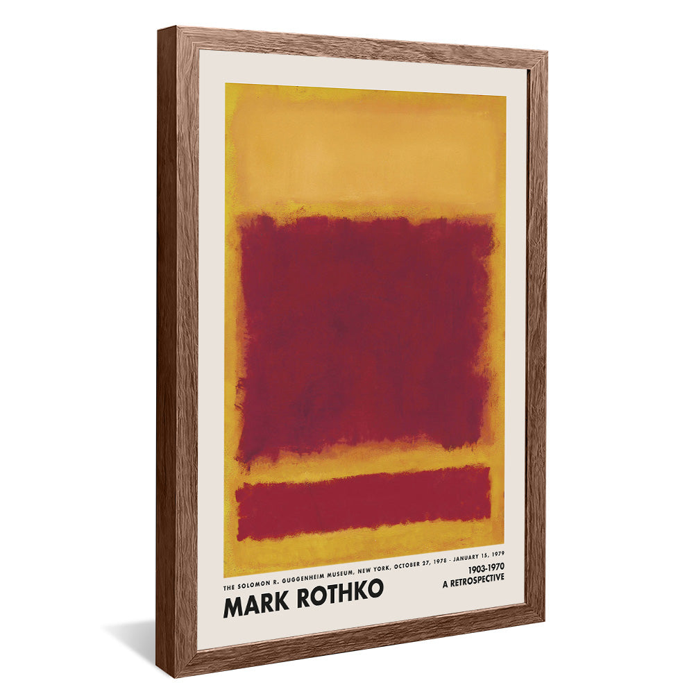Mark Rothko Yellow and Red V2431 Canvas