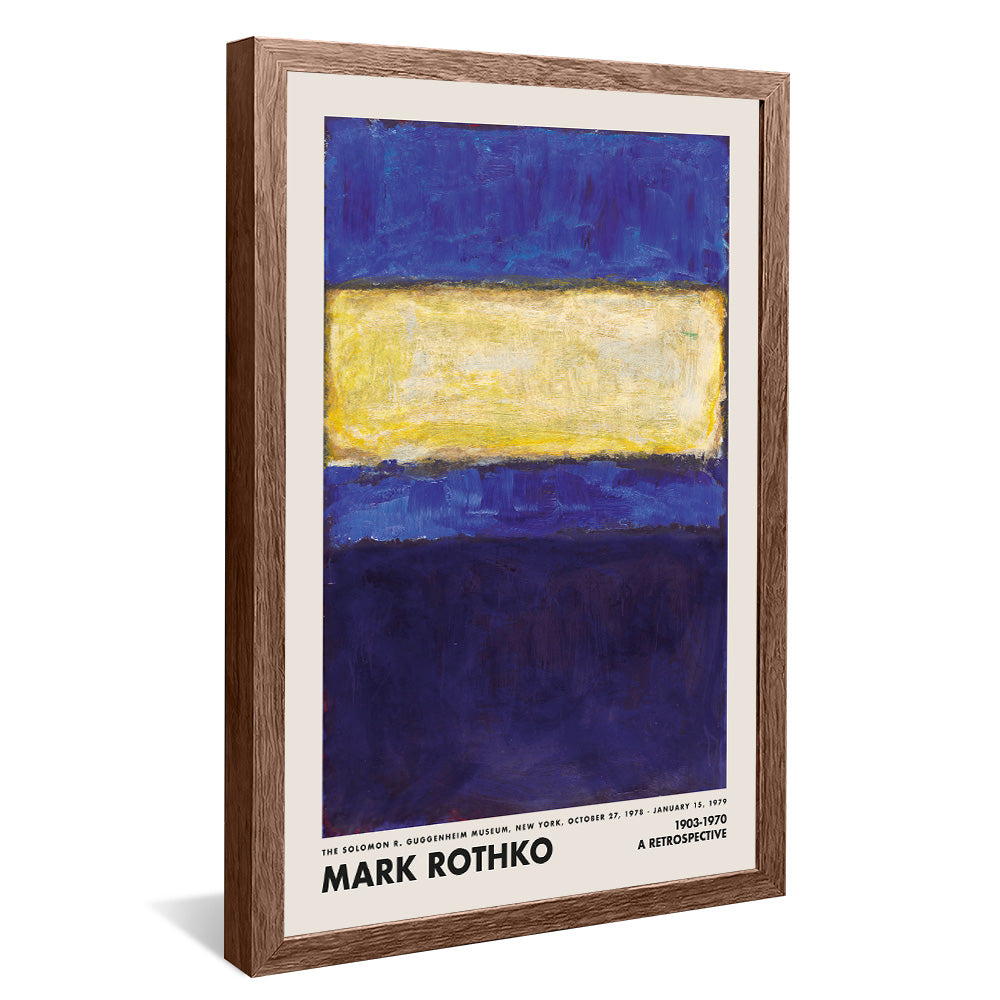 Mark Rothko blue and Yellow V2429 Canvas